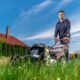 How is lawn mowing related to agriculture​