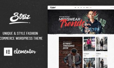 Striz - fashion ecommerce wordpress theme free download