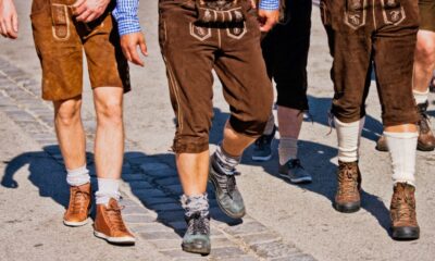 Step into Bavarian Tradition - Trendy Lederhosen Shoes & Socks to Elevate Your Oktoberfest Look!