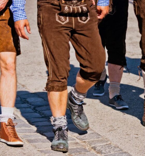 Step into Bavarian Tradition - Trendy Lederhosen Shoes & Socks to Elevate Your Oktoberfest Look!