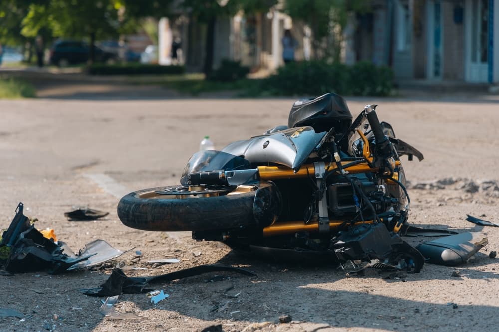 Can You File a Claim If Road Conditions Caused Your Motorcycle Crash?